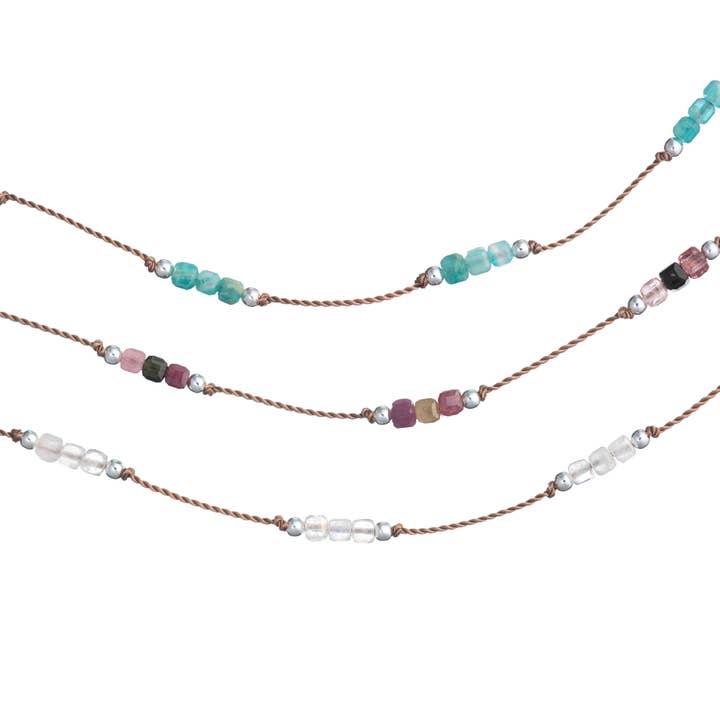 Bronwen Jewelry - Wholesale Beaded/Pearl Necklace - Gemstone Trail Necklace7