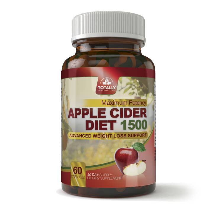 Totally Products - Wholesale Oral Supplement/Vitamin - Apple Cider Vinegar Diet Capsule 1500 (60 capsules)2
