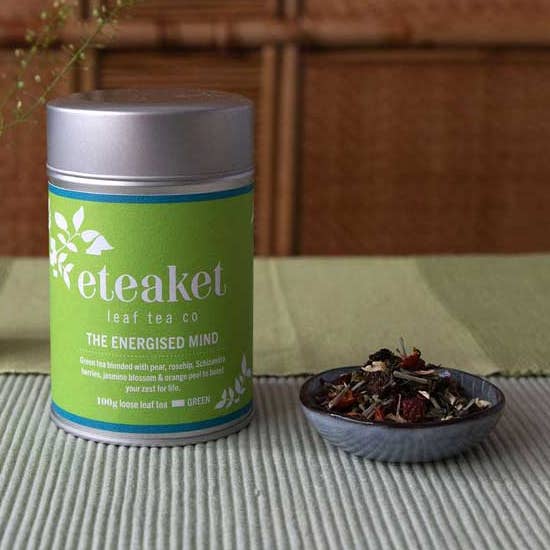 The Energised Mind - 100 g lose Blattdose für den Großhandel von eteaket