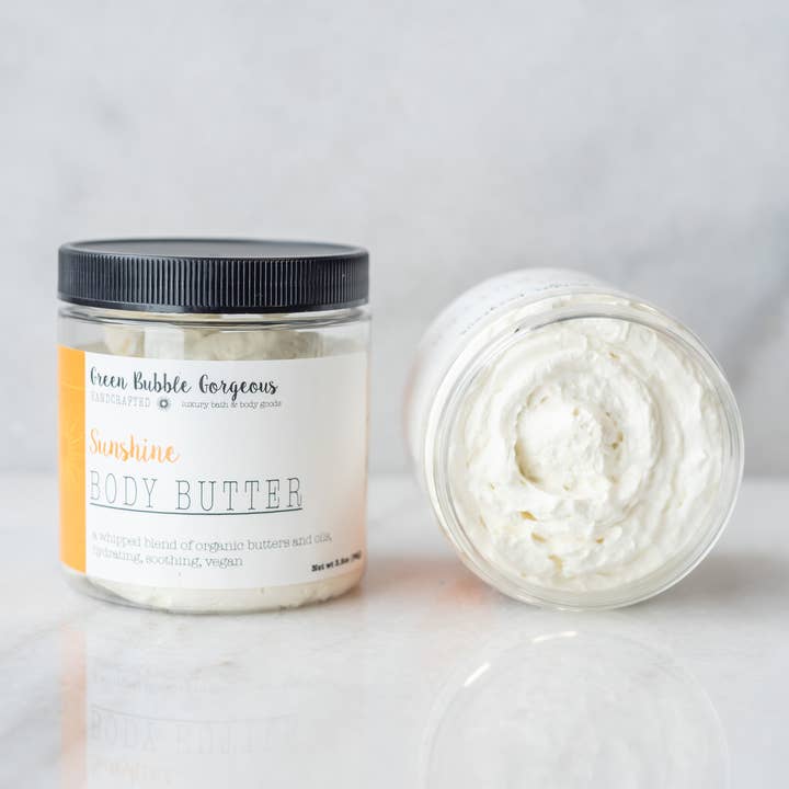Sunshine Body Butter for wholesale by Green Bubble Gorgeous