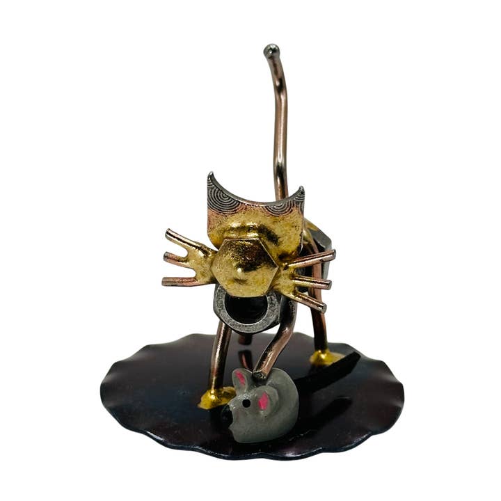 Gato con ratón para venta al por mayor de Rock Creek Metal Craft