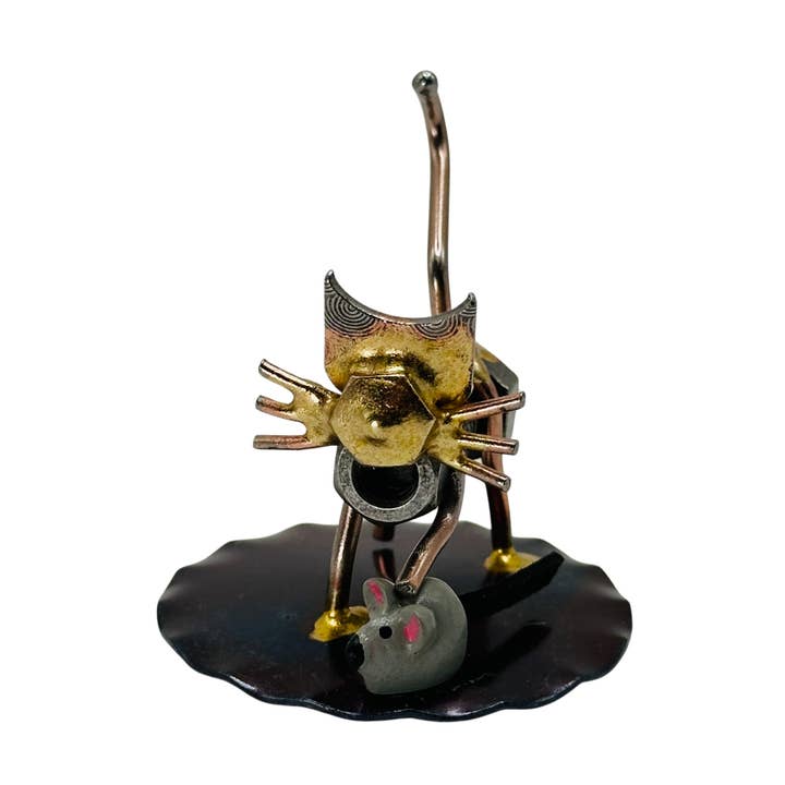 Cat with Mouse for wholesale by Rock Creek Metal Craft