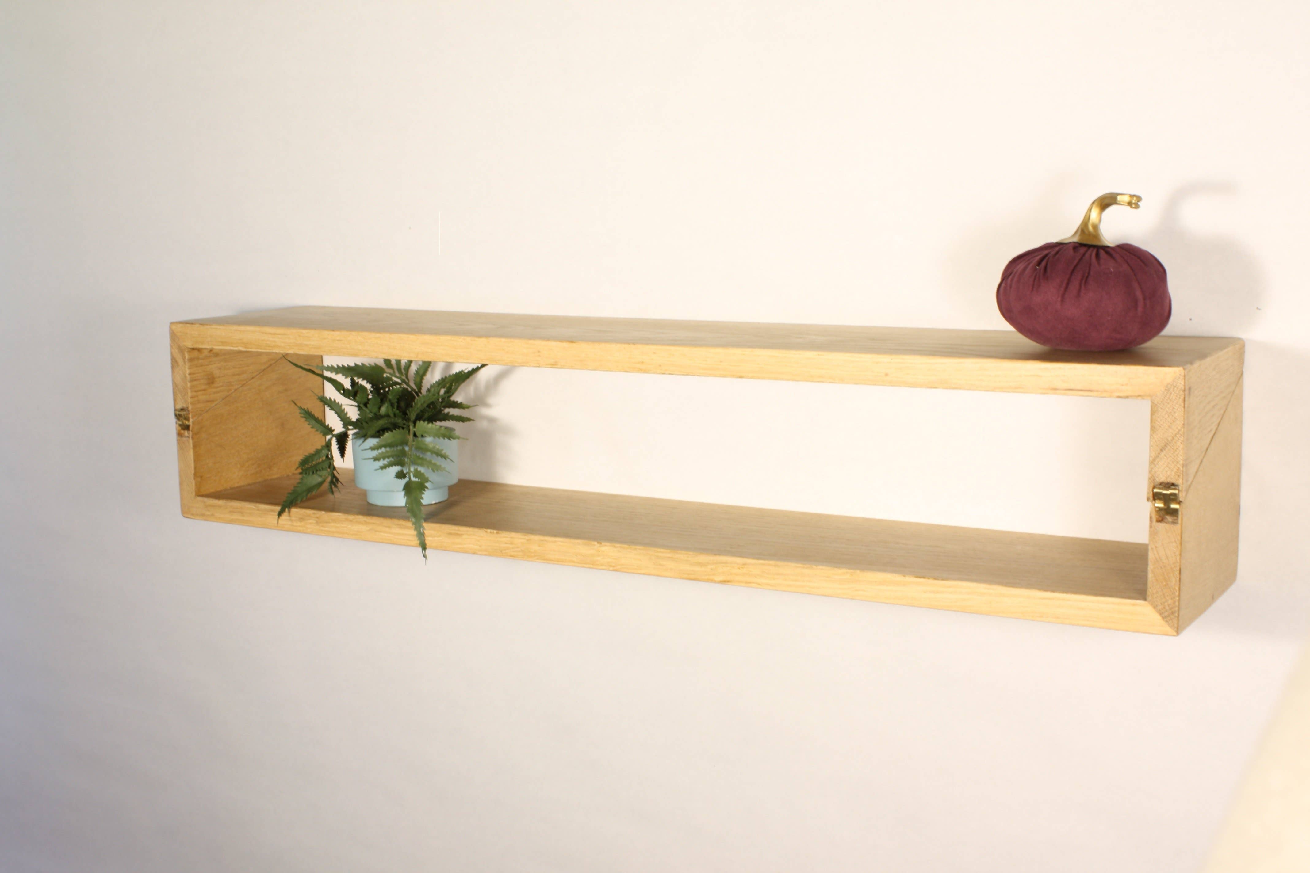 Hammer and Nail Studios - Wholesale Desk Decor - Kids & Baby - White Oak Fold Down Wall Mount Floating Desk7