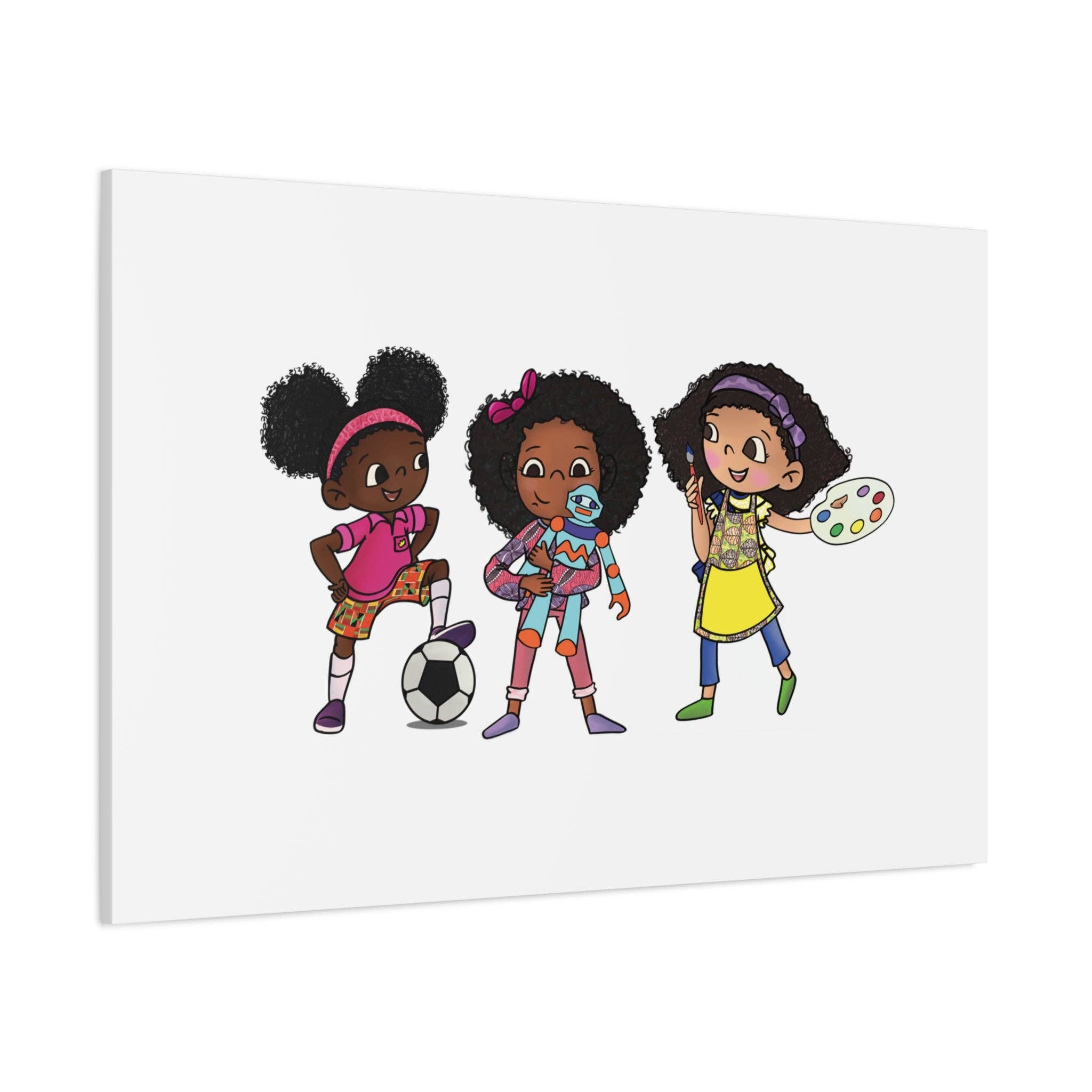 Ikuzi Dolls - Wholesale Art Print - Kids & Baby - Kids' Canvas Wall Art - Playful Characters for Creative Spaces120