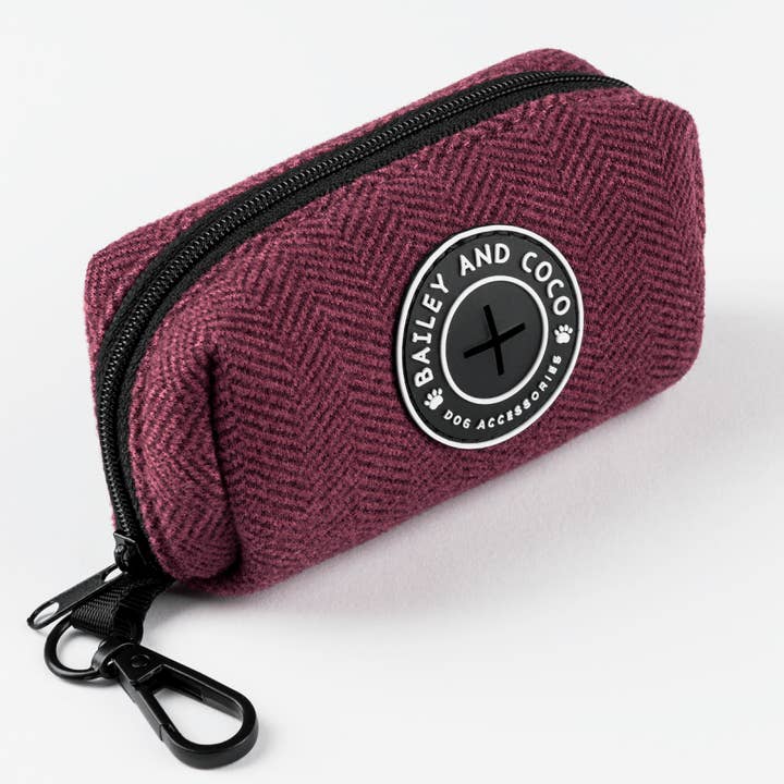 Poo Bag Holder - Mulberry Tweed for wholesale by Bailey and Coco