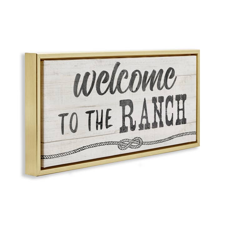 Stupell Industries - Wholesale Wall Sign - Welcome to the Ranch - Framed Wall Art23