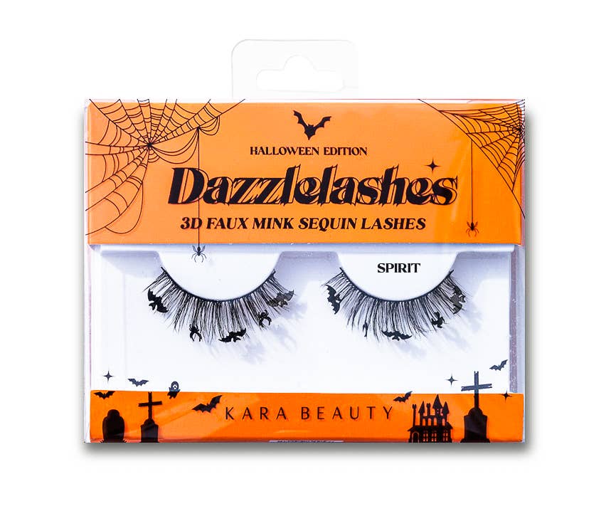 Kara Beauty - Vente Faux cils - Cils à paillettes 3D en faux vison HALLOWEEN Dazzle Lashes4