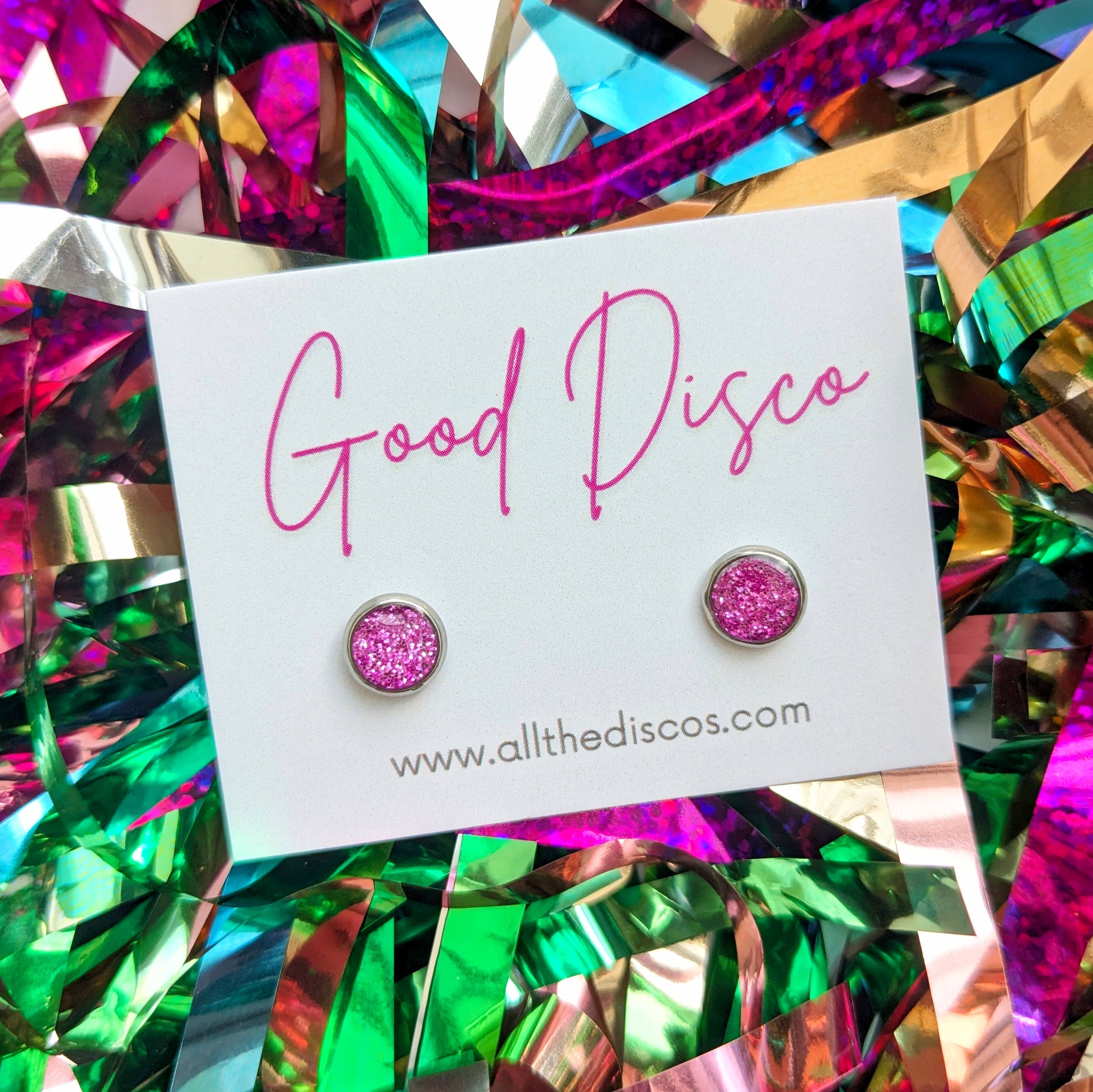 All The Discos - Wholesale Stud/Post Earrings - Good Disco Stud Earrings22