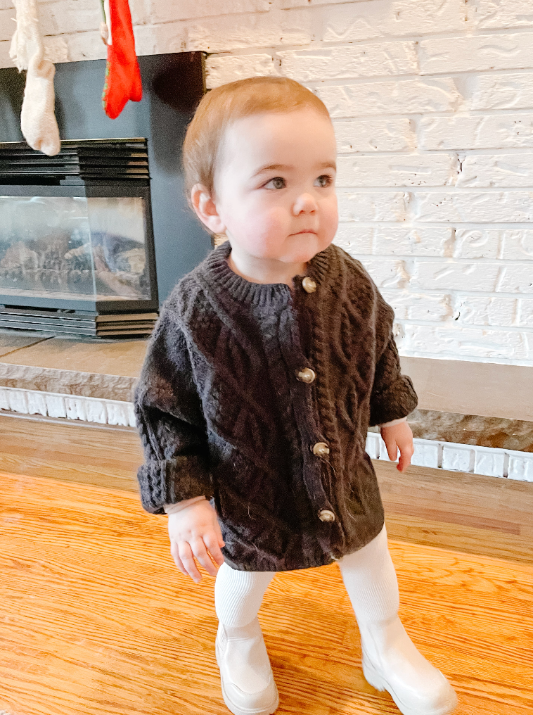 Piper's Closet - Wholesale Cardigan - Baby - Cable Knit Cardigan2