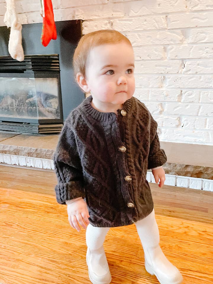 Piper's Closet - Wholesale Cardigan - Baby - Cable Knit Cardigan2