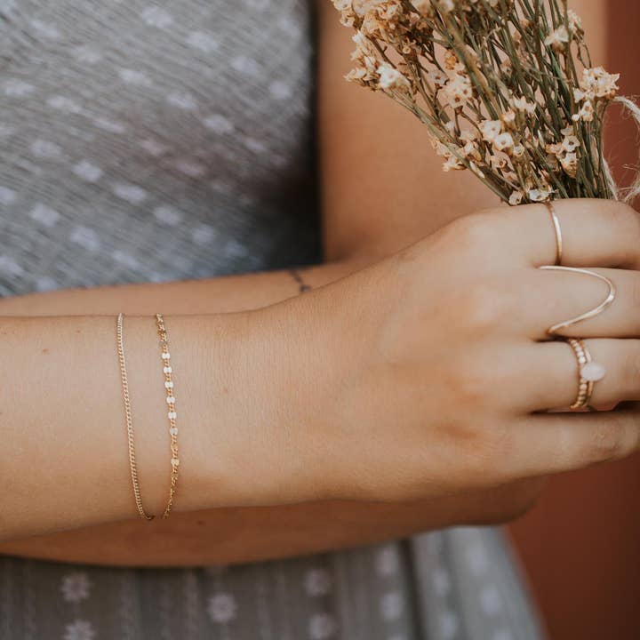 Hello Adorn - Wholesale Link & Chain Bracelet - Wild + Free Bracelet | 14kt Gold Fill + Sterling Silver