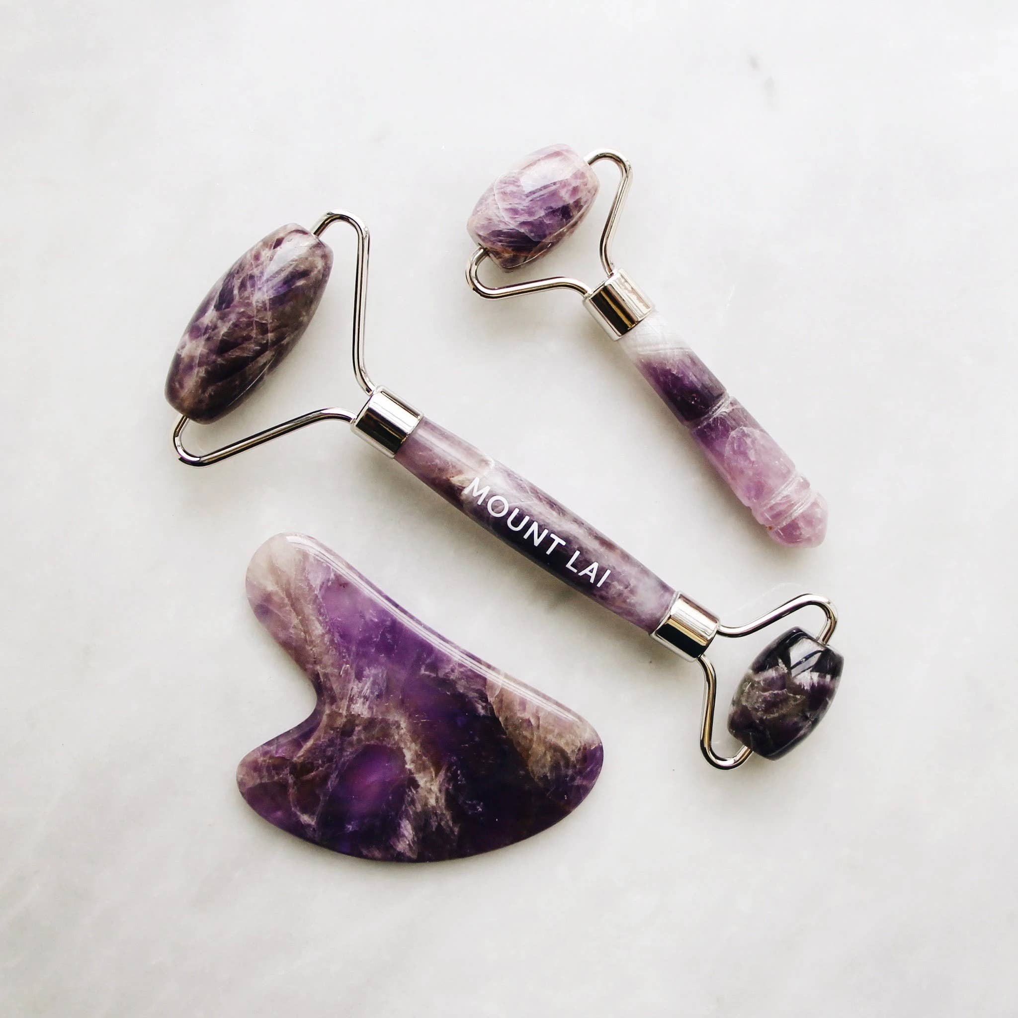 Mount Lai - Wholesale Gua Sha Tool - The Amethyst Gua Sha Facial Lifting Tool4
