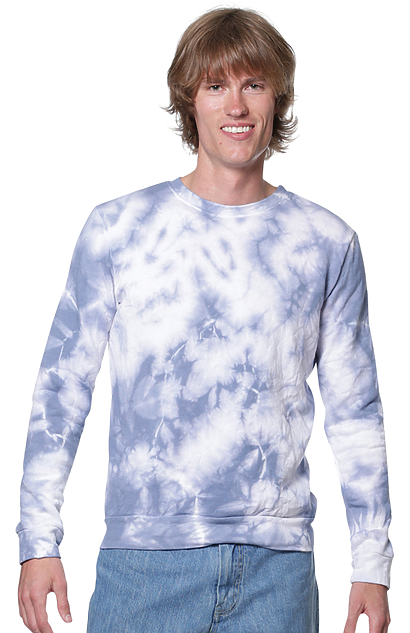 INFINITY Unisex Cloud Tie Dye Crew Sweatshirt for wholesale on Faire0