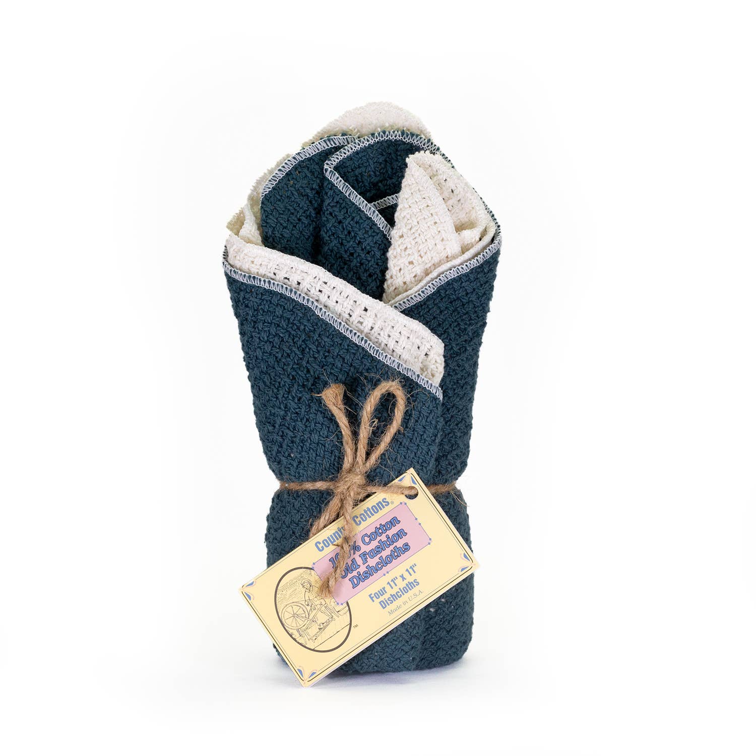 Country Cottons – wholesale Dishcloth – Cotton Dishcloths - Set of 46