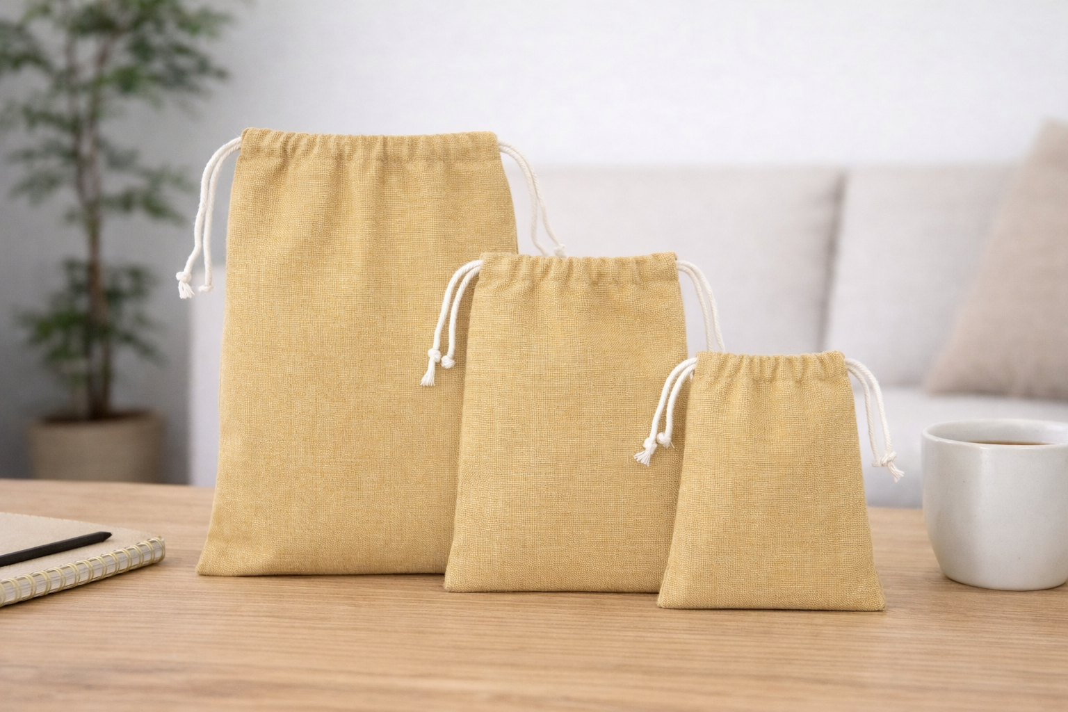 House of Kraft - Wholesale Gift Bag - Canvas Coloured Drawstring Pouch | Gift Bags | Canvas Bags15