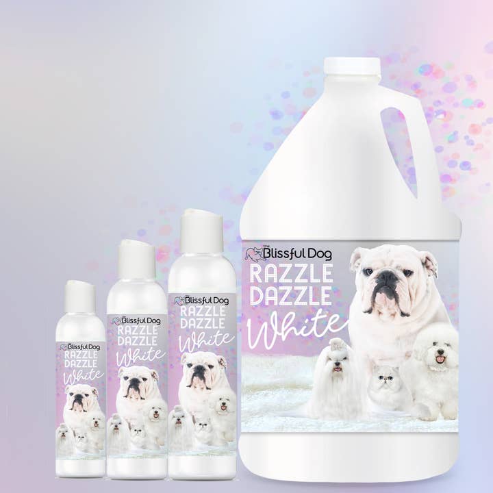 The Blissful Dog - Wholesale Pet Shampoo - Dog - Razzle Dazzle Whitening Pet Shampoo Gallon