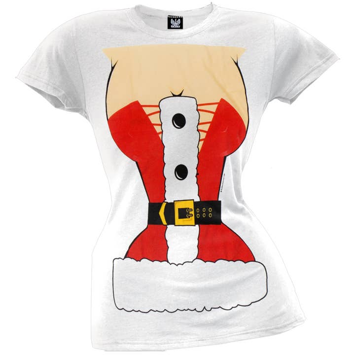 Mrs Claus Costume Women's Juniors T Shirt for wholesale by Official Store