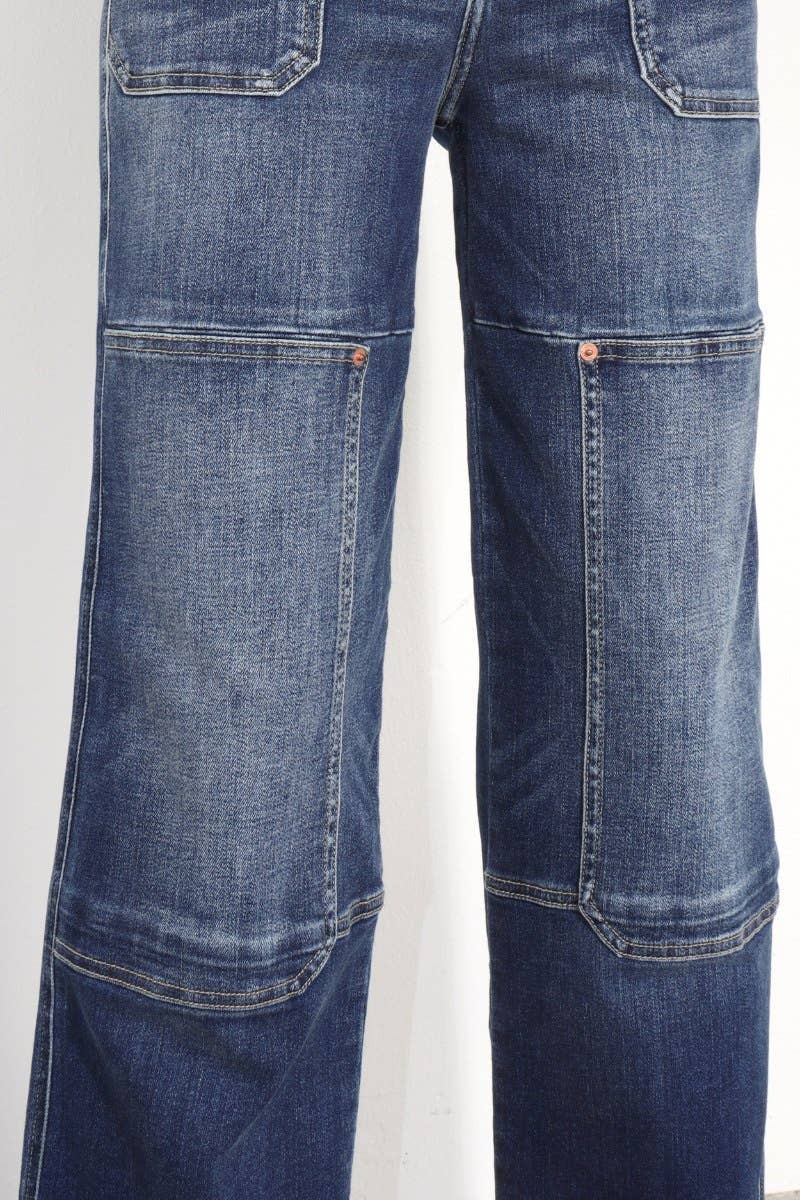 a.ell design - Wholesale Jeans - Women's - WIDE LEG POCKET JEANS6