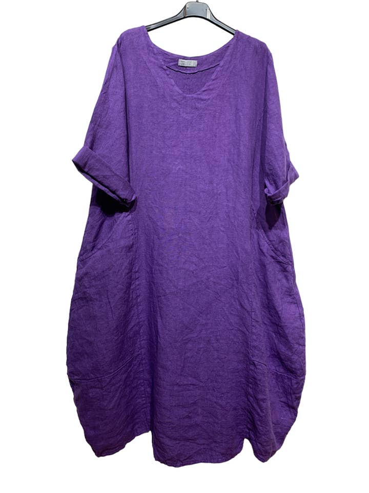 LINEN & COTTON HOUSE – wholesale Dress – Women's – 277 DRESS IN LINEN SPRING SUMMER CLOTHING34