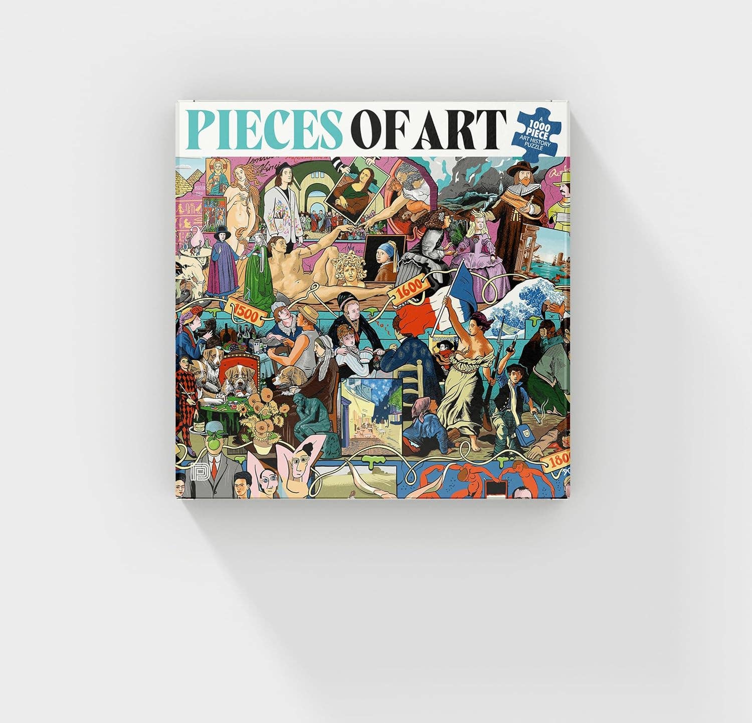 SCB - Wholesale Puzzle - Adult - Pieces of Art: A 1000 Piece Art History Puzzle1