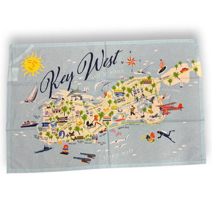 Galleyware - Wholesale Tea Towel - Key West Tea Towel2