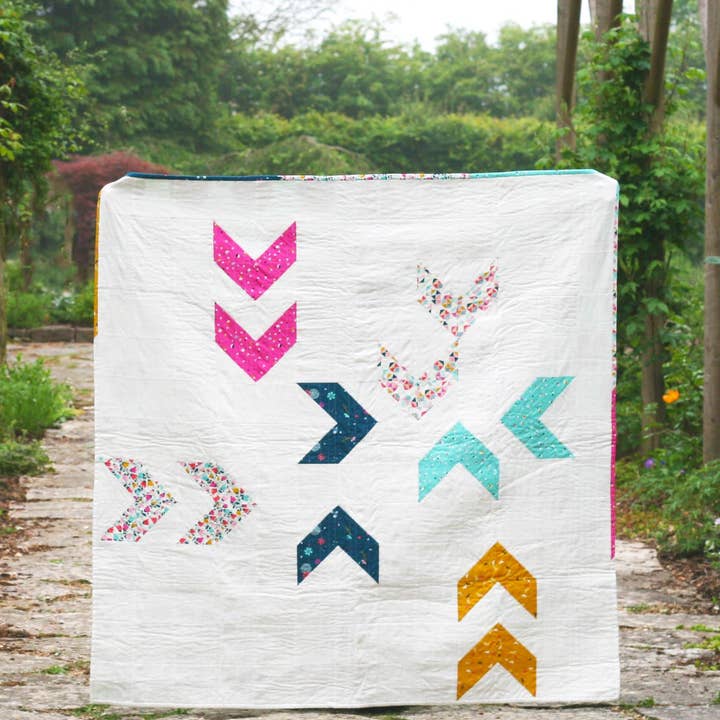 Lou Orth Designs - Wholesale Craft Sewing Kit - Busy Chevron quilt paper pattern