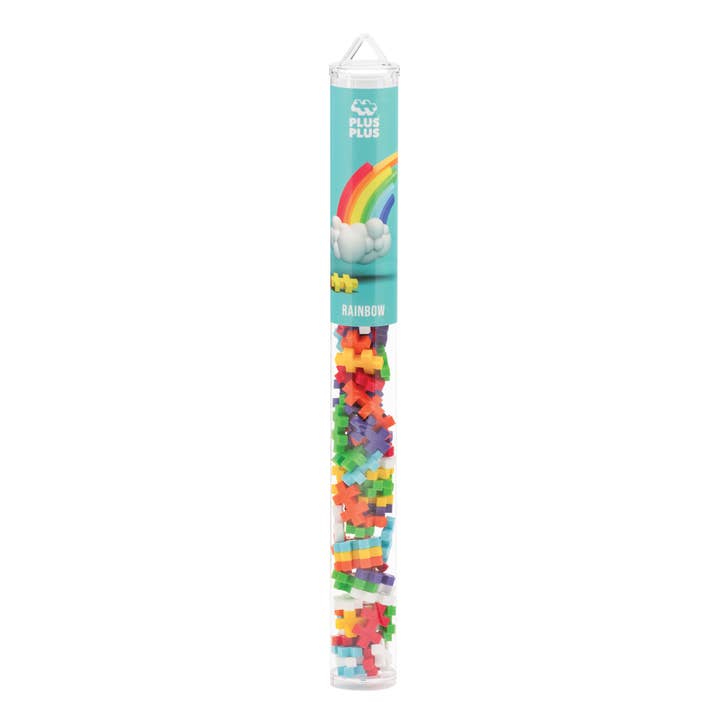 Plus-Plus USA - Wholesale Build-a-Toy - Kids - Tube - Rainbow Mix