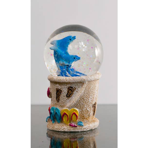 H5212 Dolphin Sand Water Globe for wholesale by Sea Creations