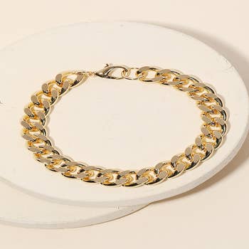 Box Chain Clasp Bracelet