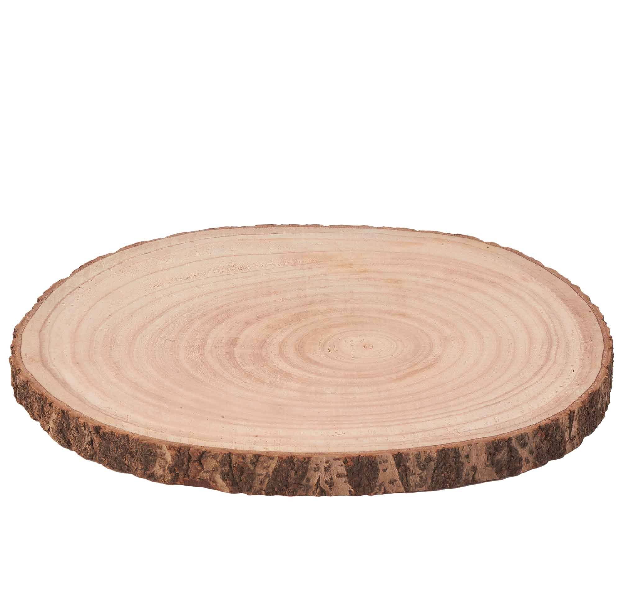 Portofino International Trading, USA - Wholesale Cutting Board - Natural Wood Slices - 15"0