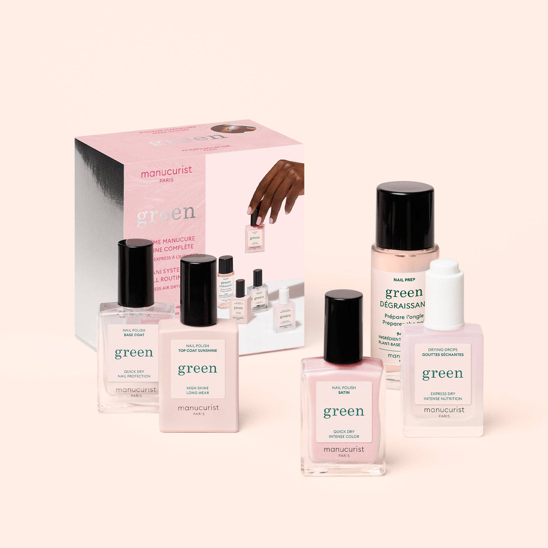 Manucurist UK – wholesale Nail polish set – Green™ - Opening Kit Retail5