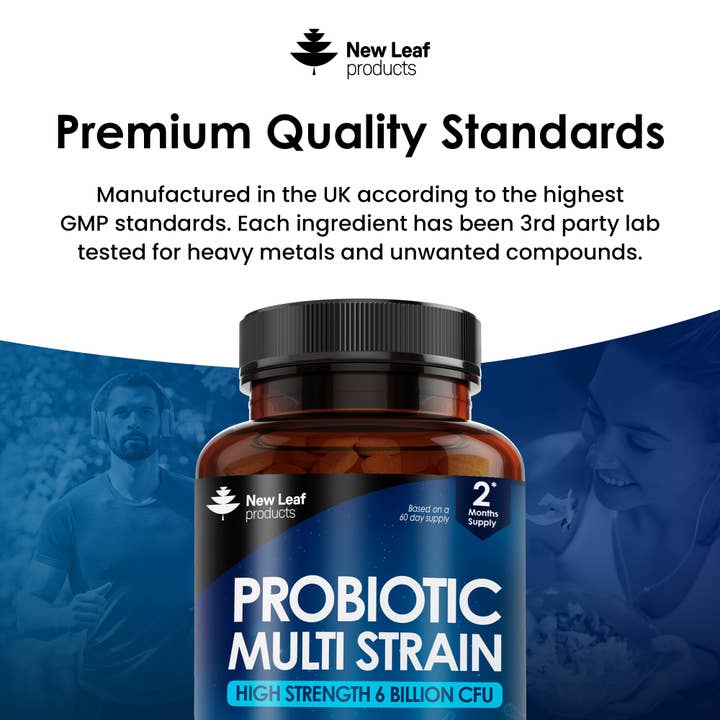 New Leaf products Ltd – wholesale Oral supplement/vitamin – Probiotic Multi-Strain High Strength Tablets Digestive & Gut4