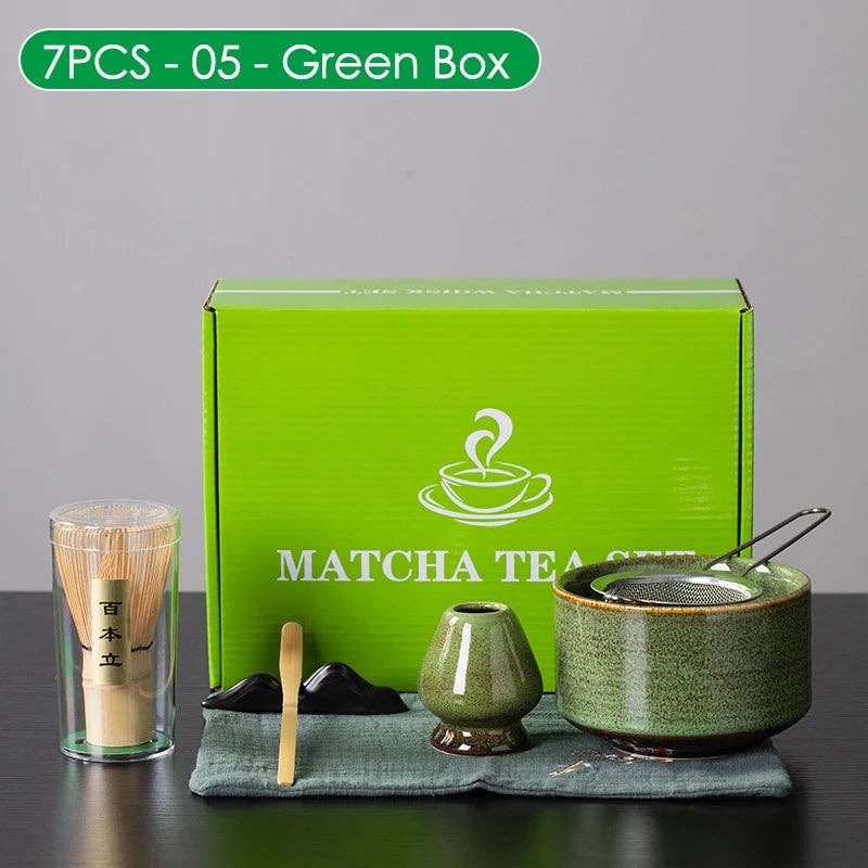 BlakOutlet - Wholesale Tea Set - 4/6/7PCS Japanese Matcha Blender Set5