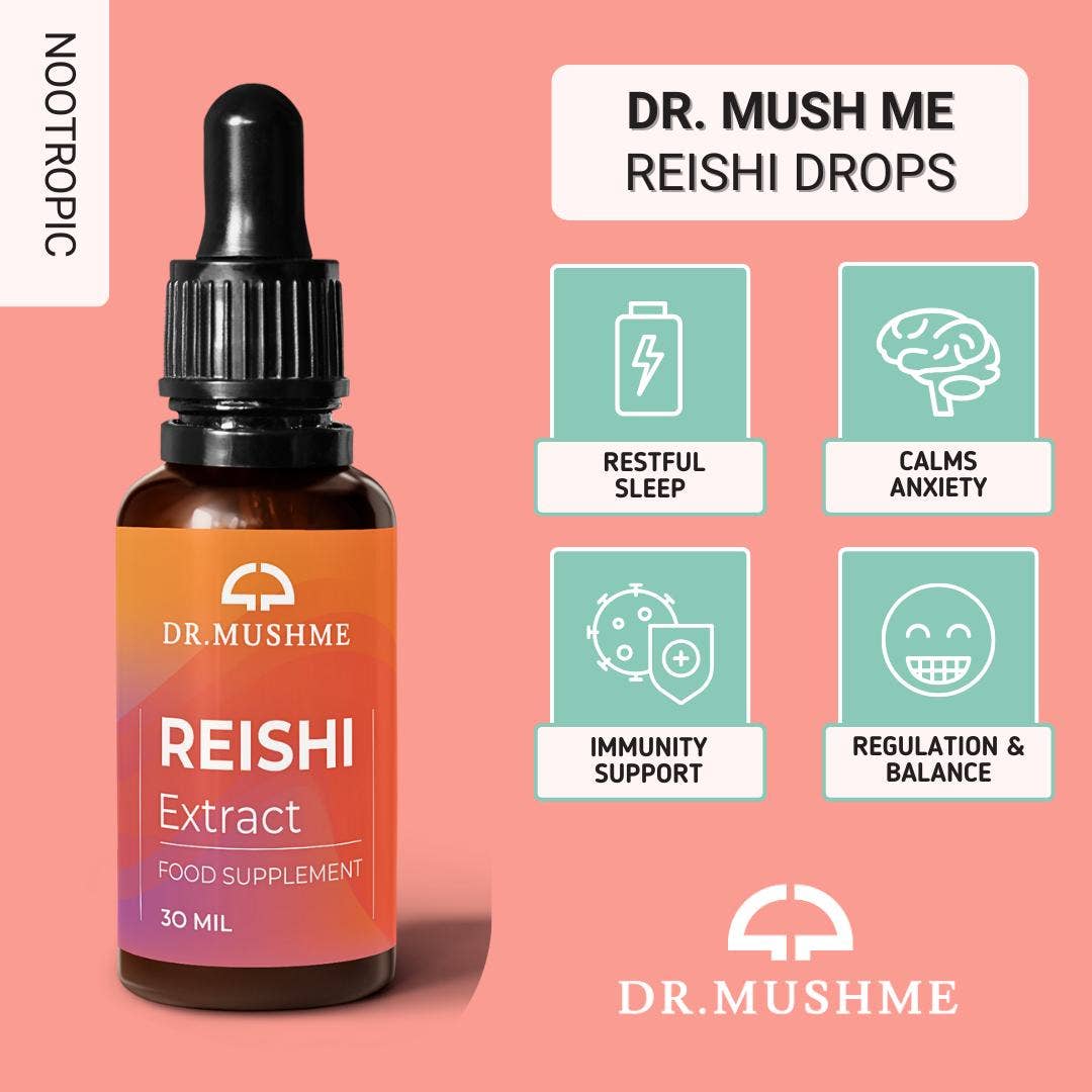 Dr. Mush Me - Wholesale Oral Supplement/Vitamin - Reishi Dual Extract (30ml)1