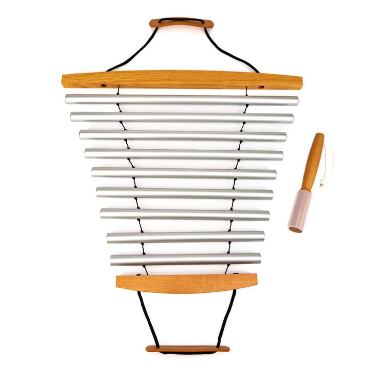 Zen Premier 9-Noten Silber Schwingende Klangstäbe für den Großhandel von HK Higher Knowing