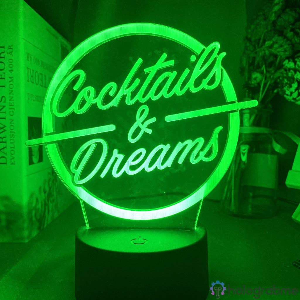 Holograbme - Wholesale Accent/Desk Lamp - Ambient Lamp Cocktail Bar2