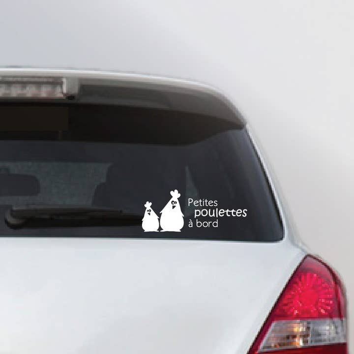 Sjove baby ombord bilklistermærker – Pakke med 10 for engroshandel hos La vie en magenta
