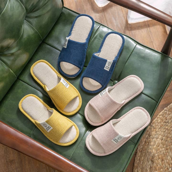 DrifWoo - Venta al por mayor Zapatillas para casa - Unisex - Zapatillas de Lino para Hombre – Ligeras, Transpirables y Listas para Regalar