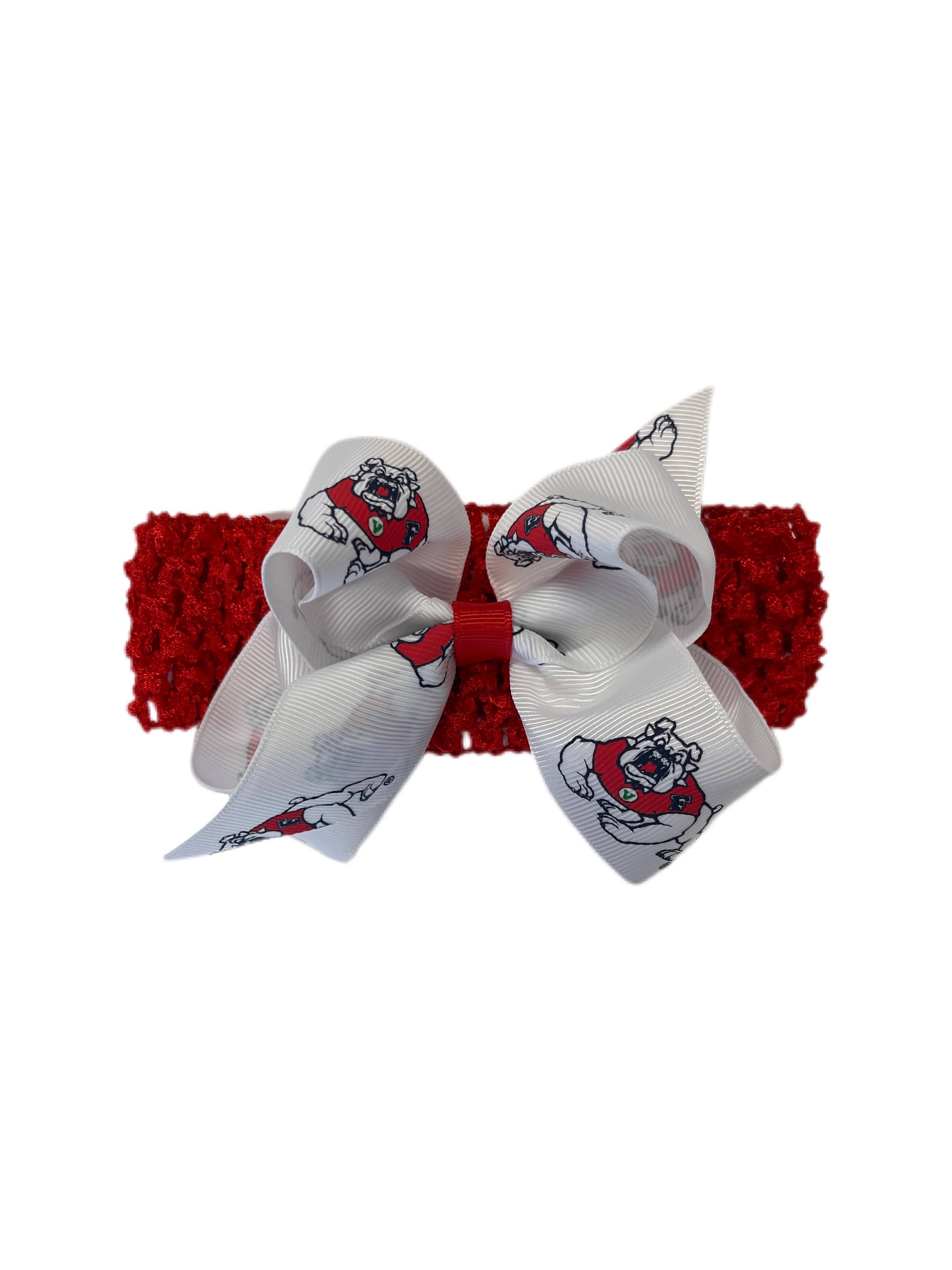 USA Licensed Bows and Accessories – wholesale Fashion headband – women's – Crochet Headband W/ Junior Bow #2678