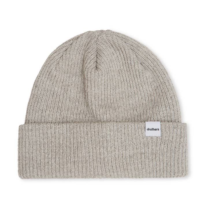 Gorro de Malha Canelada em Algodão Reciclado por atacado de Druthers NYC