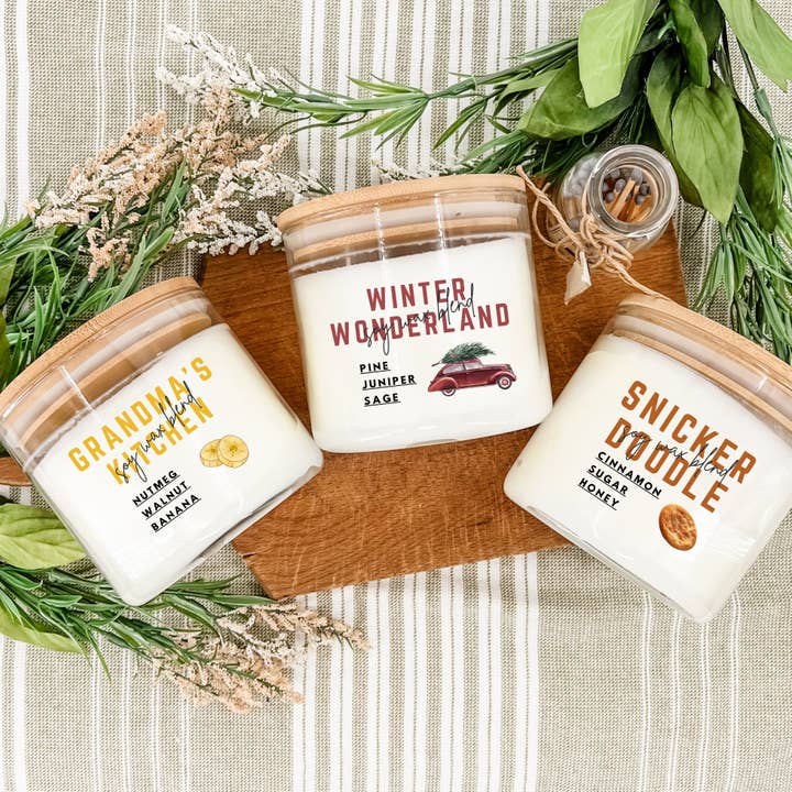 3-Wick Signature Holiday Candles for wholesale by The Candle Warehouse