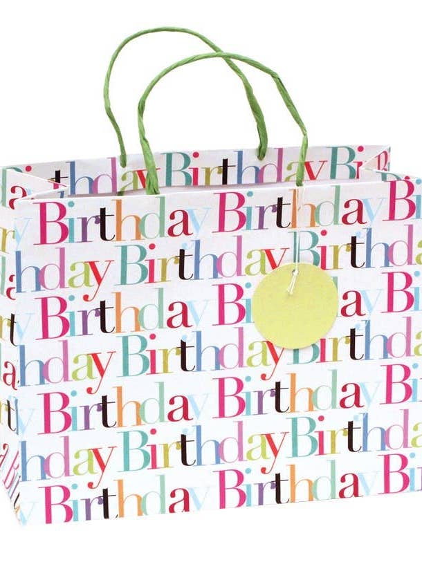 Gartenparty Bedruckte Geburtstagsgeschenktüte Frühling Sommer für den Großhandel von The Unique Paper Company US