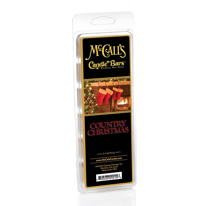 Country Christmas | Wax Melt Snap Bars for wholesale by McCall's Candles