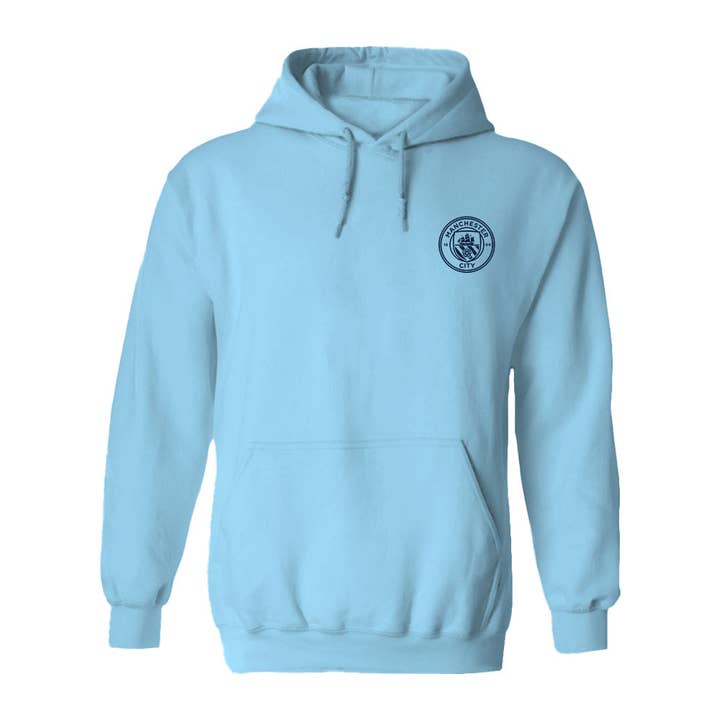 Manchester City Impressions Artwork Women Cotton Fleece Long Sleeve Hoodie for wholesale by Vive La Fete