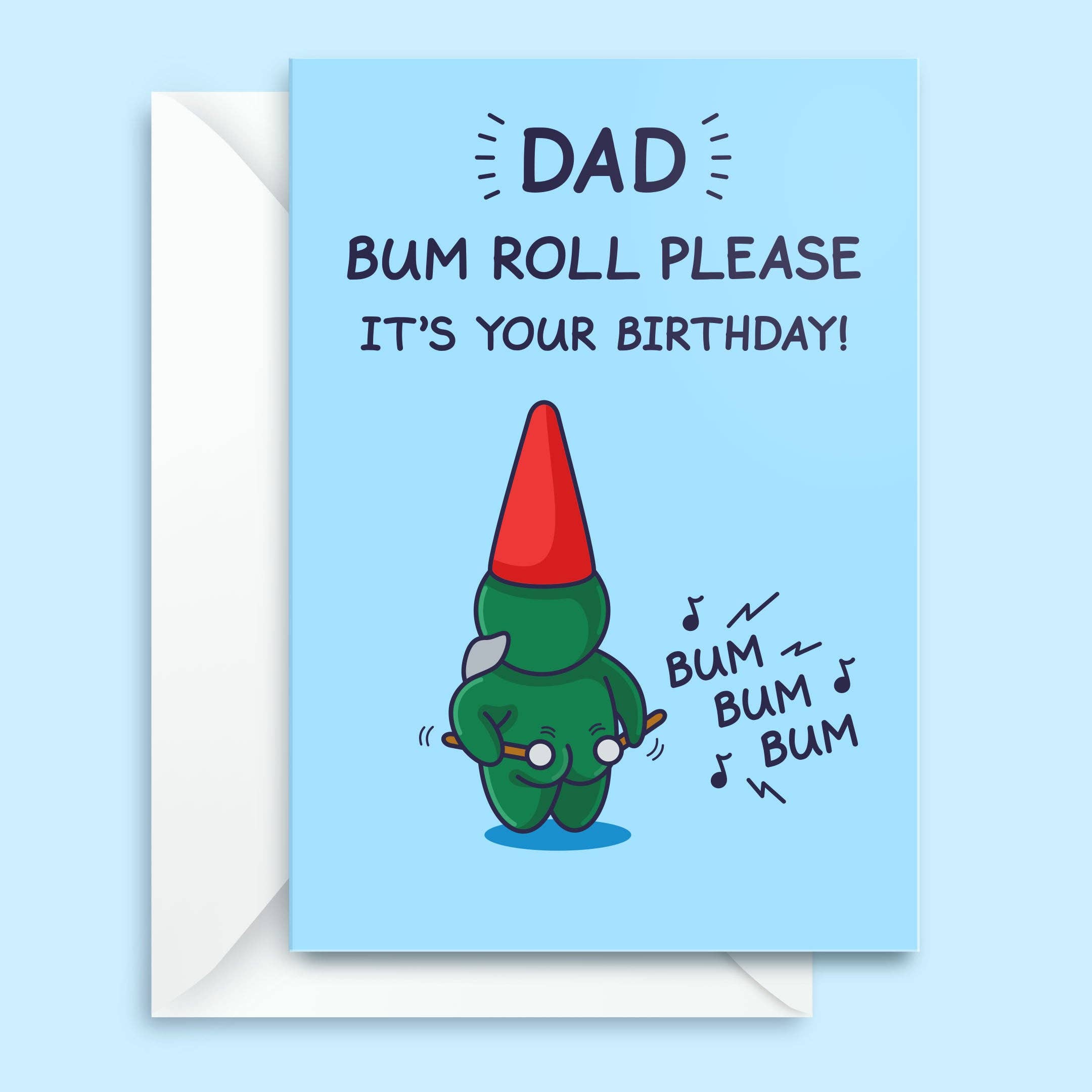 Cheeky Legends - Wholesale Birthday Card - Bum Roll Please - Funny Birthday Card - For Dad4