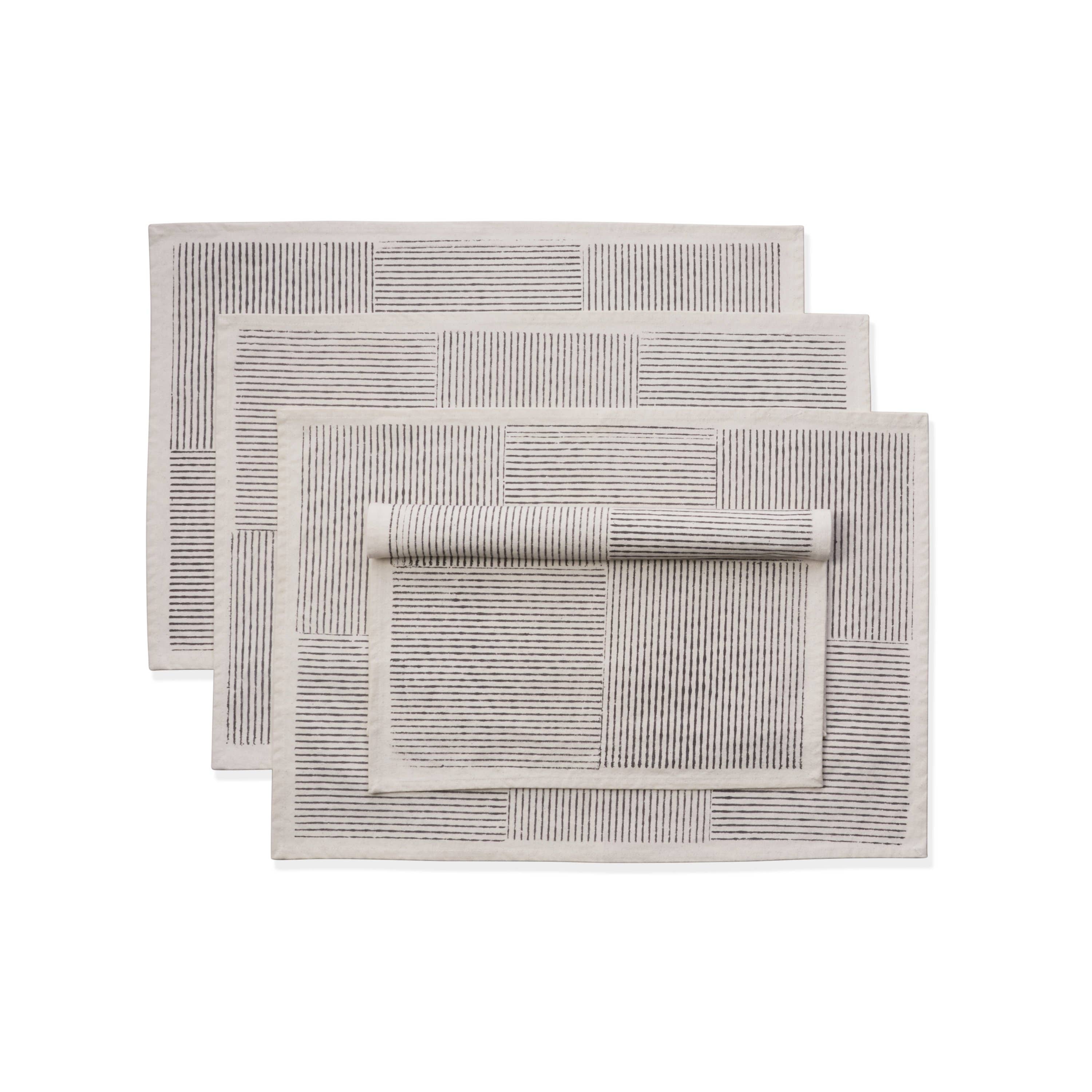 Sustainable Threads - Wholesale Placemat - Cotton Placemats | Villa Hand Block Printed (set of 4)1