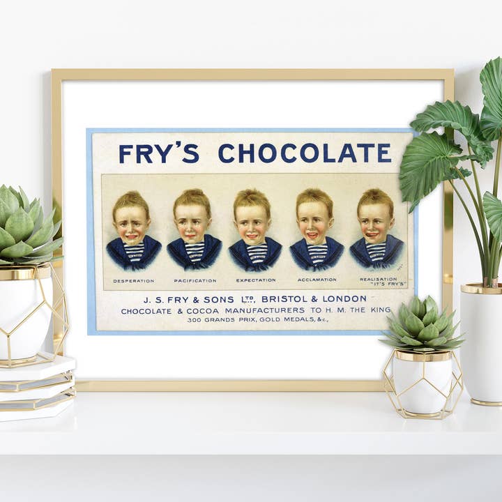Fry's Chocolate - 11X14” Premium Art Print for wholesale by Star Editions