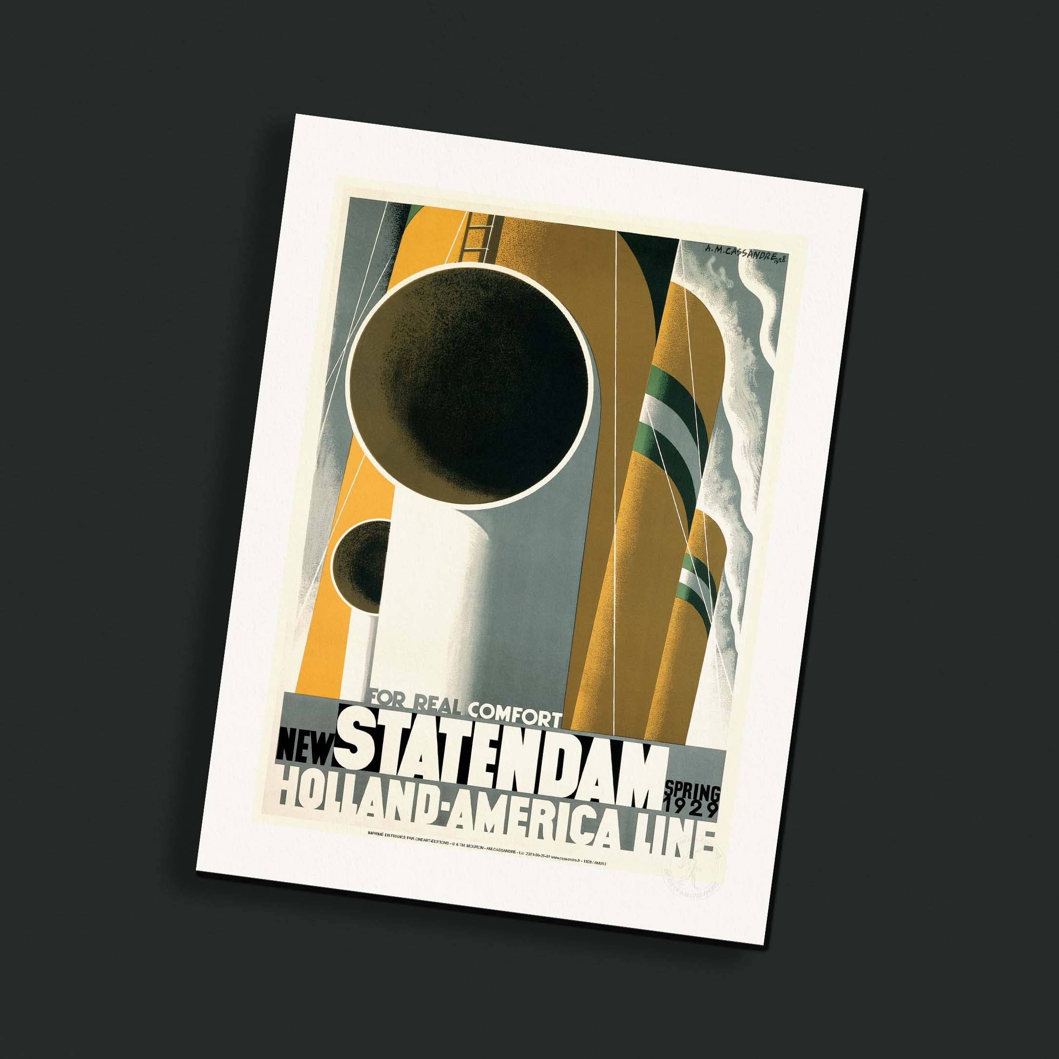 Oneart - Wholesale Poster - Cassandre Statendam Poster - AMC00132