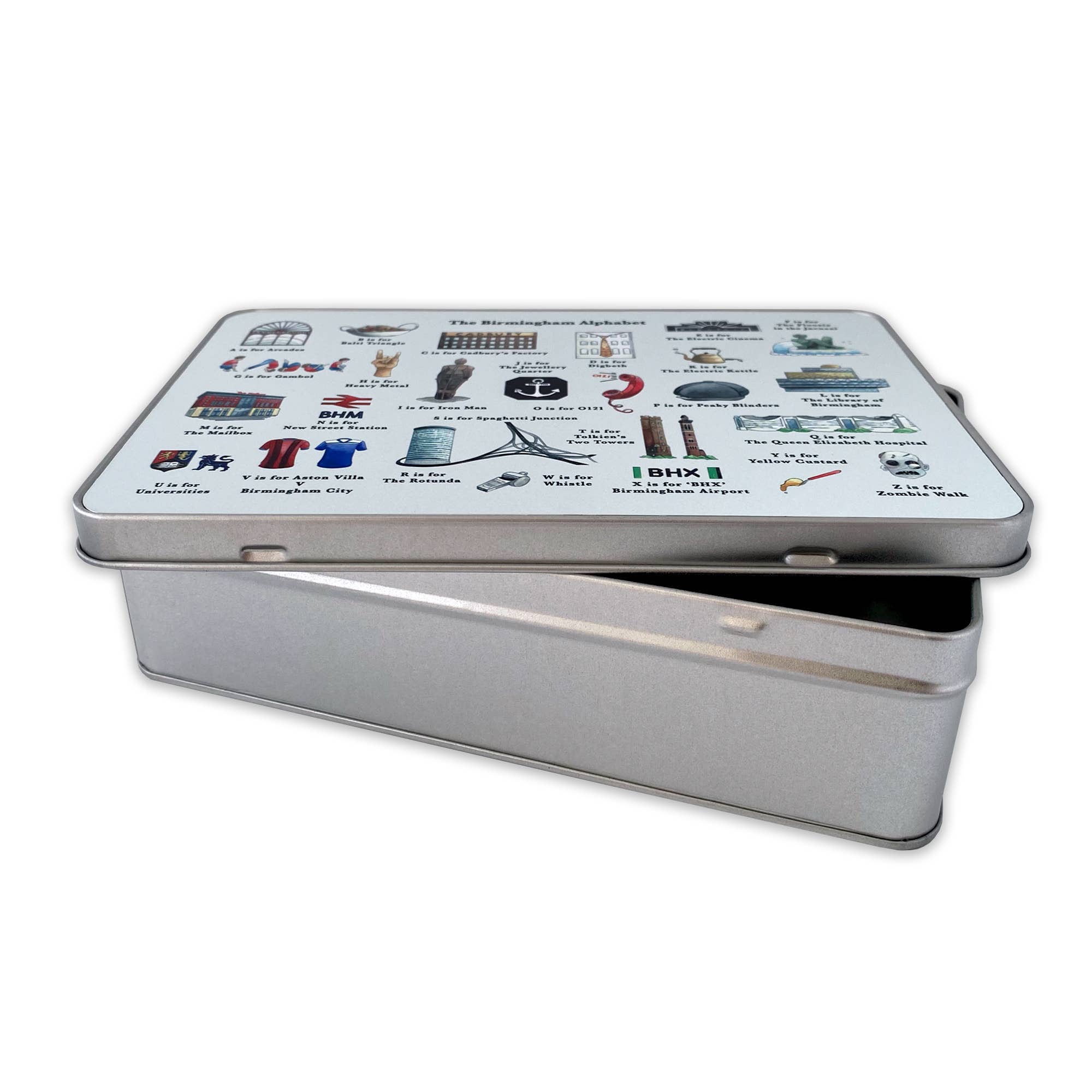 Yeti Cards & Gifts - Vente Boîtes décoratives - Boîte de rangement The Birmingham Alphabet2