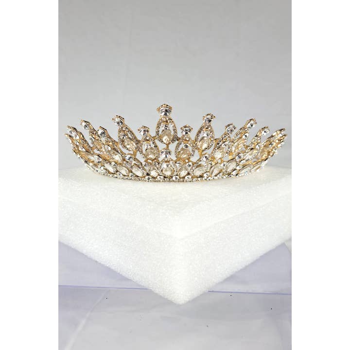 Chicas - Wholesale Tiara - Women's - Tiara with jewel rhinestones, one size fits all HT9743